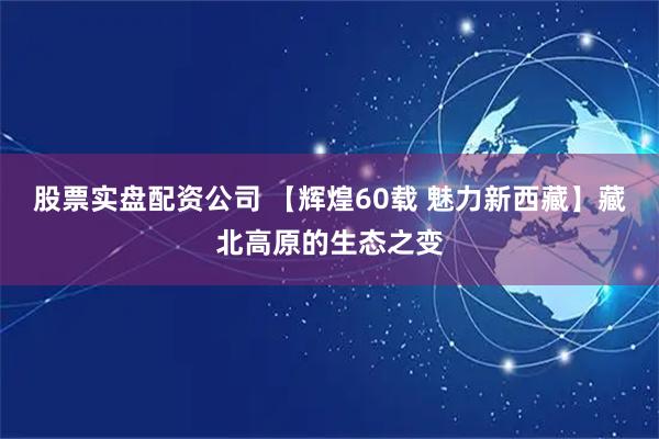 股票实盘配资公司 【辉煌60载 魅力新西藏】藏北高原的生态之变